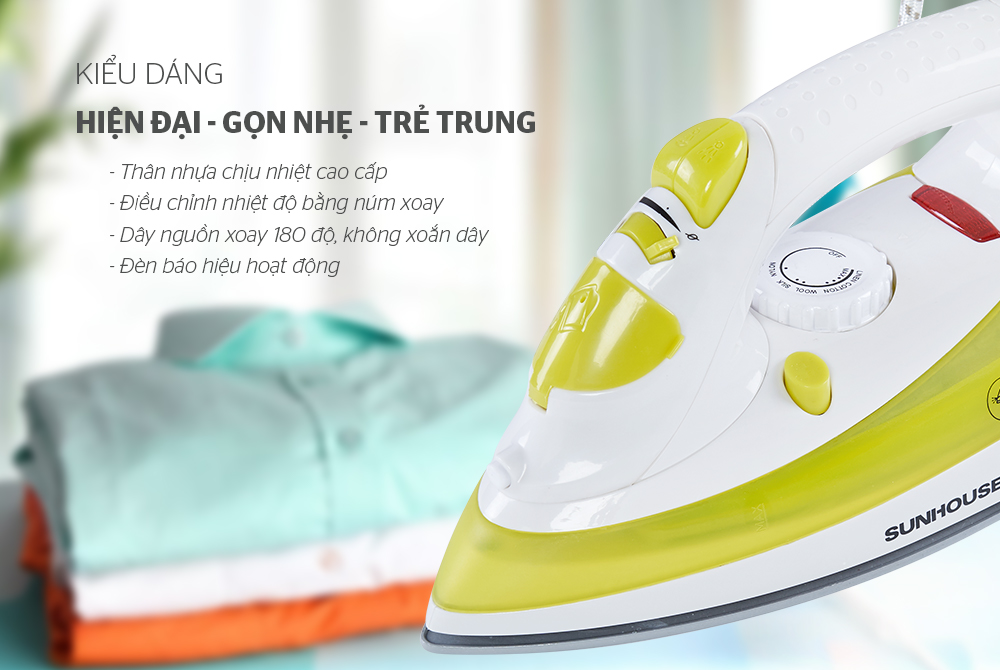 Bàn ủi hơi Sunhouse SHD2067 - Hàng chính hãng