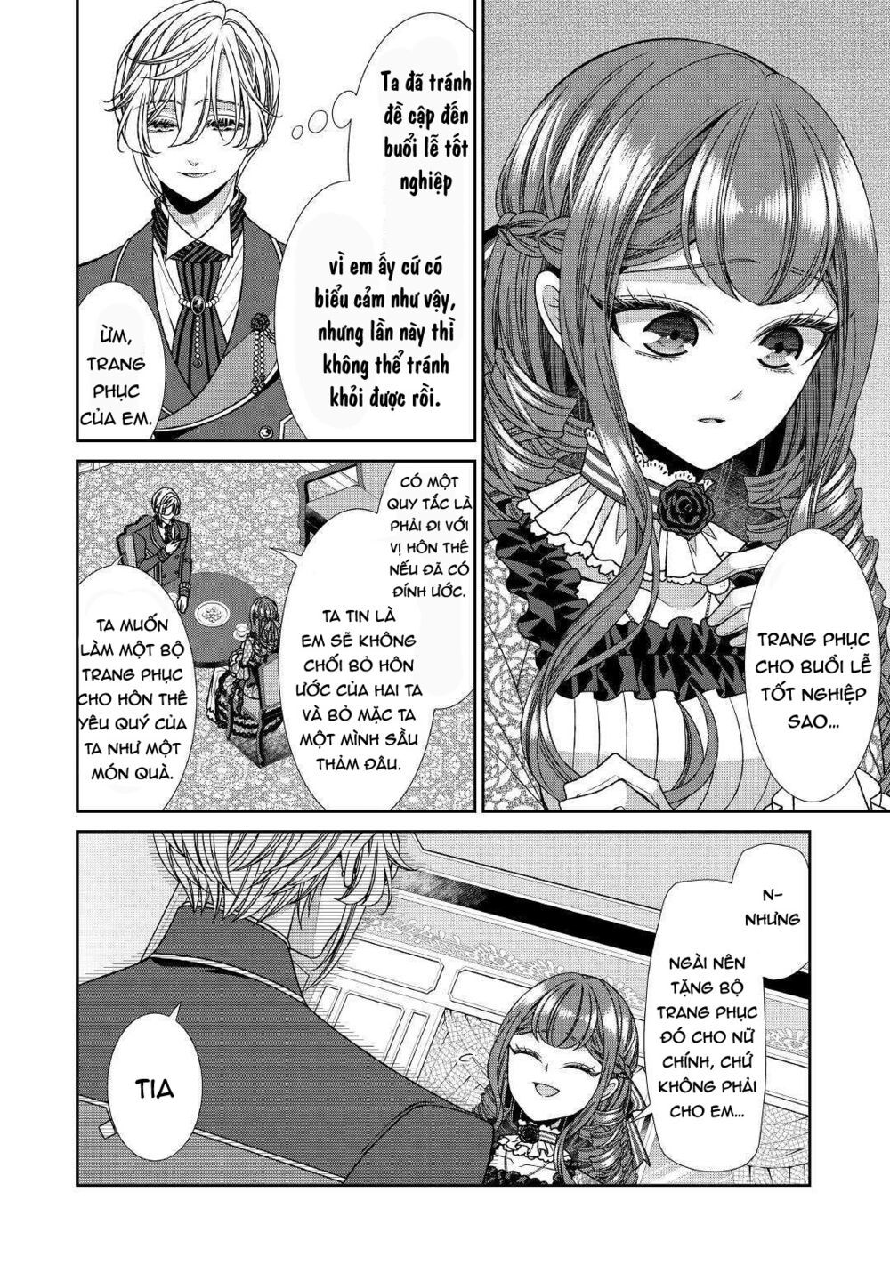 nhật ký theo dõi vị hôn thê tự nhận mình là nữ phụ phản diện 1 chapter 17 2