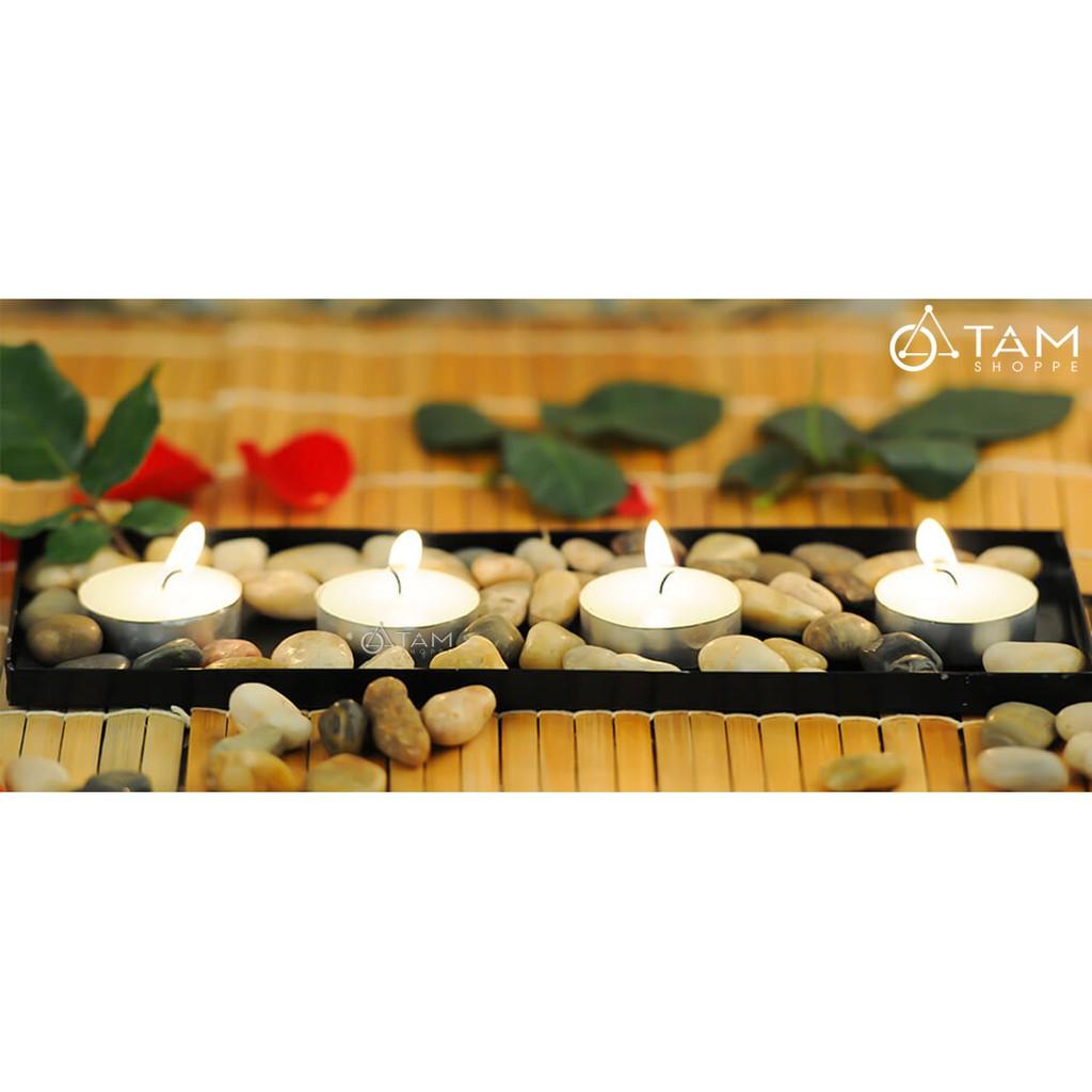 Nến Tealight không khói không mùi cháy hơn 4 tiếng vỉ 100 viên