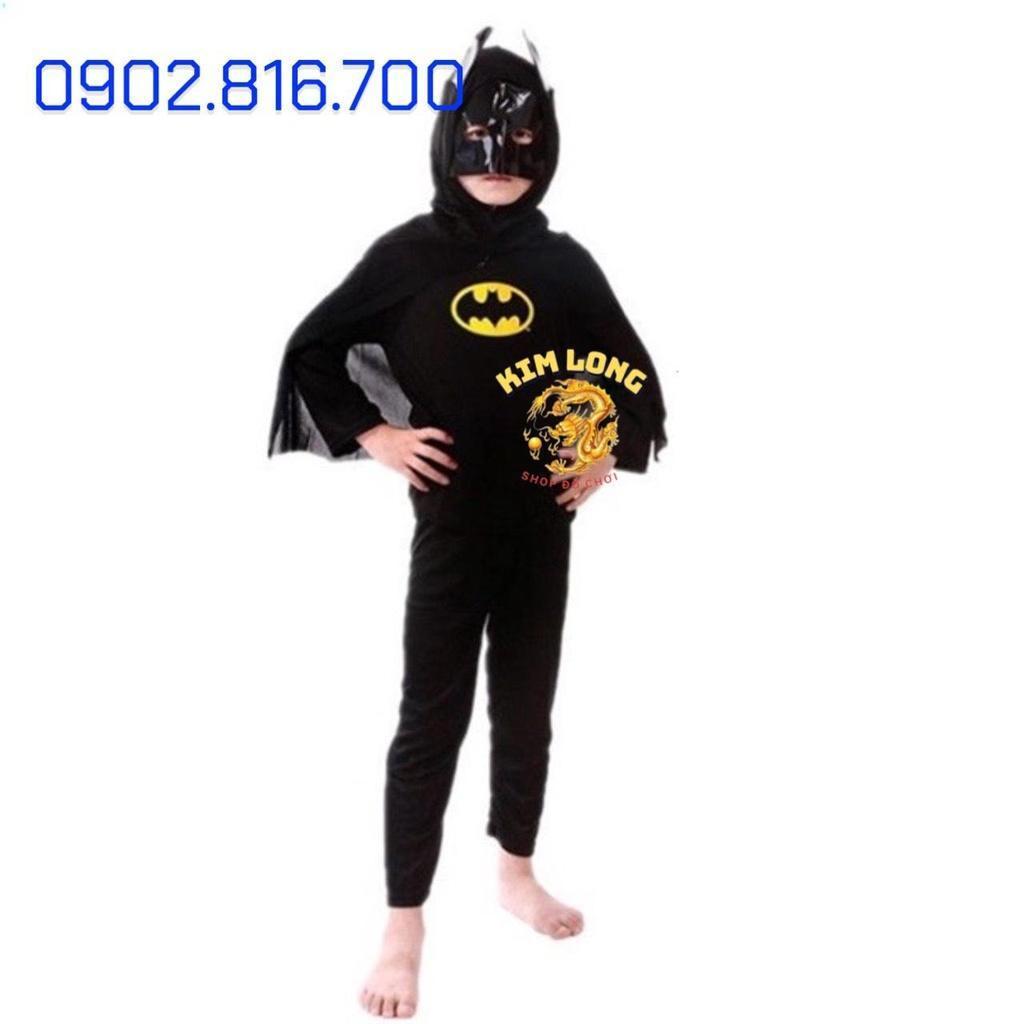 Bộ quần áo SIÊU ANH HÙNG người nhện Spiderman - Siêu nhân Supperman - Batman trang phục hoá trang Halloween cho bé trai