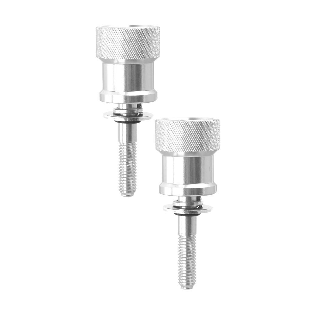 2xFor R NINET Tool-less Seat Removal Silver