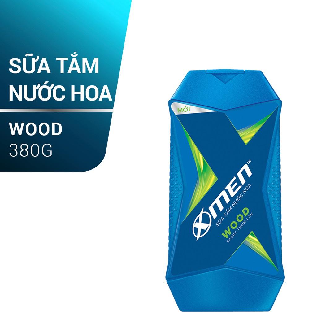 Combo Dầu gội và Sữa tắm Xmen Wood 380g/Chai