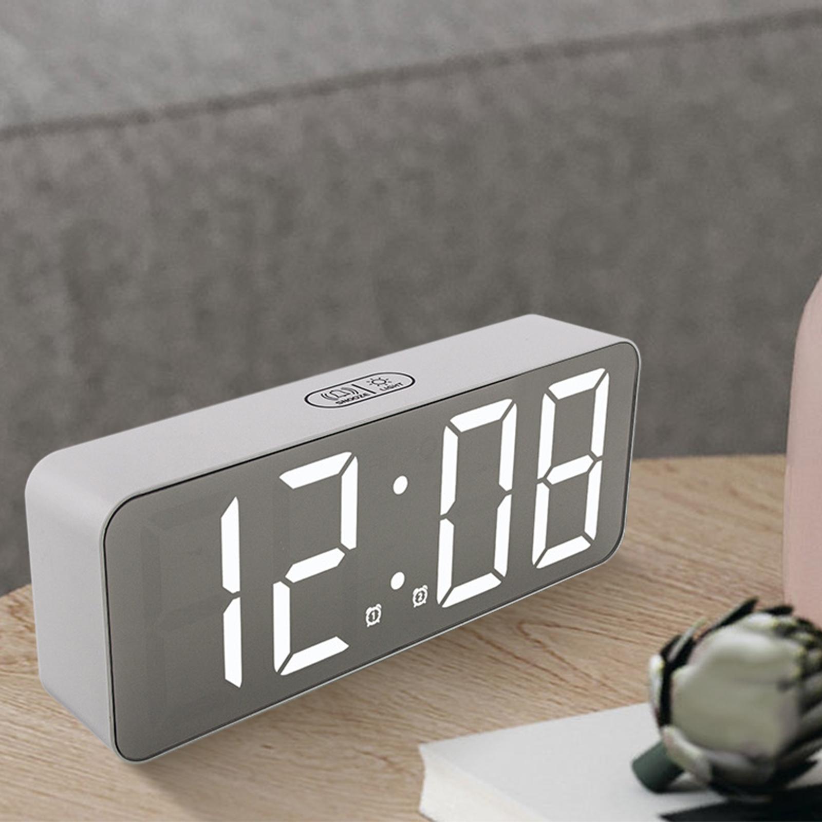 Desktop Clock LED Digital Clock Large Screen Display