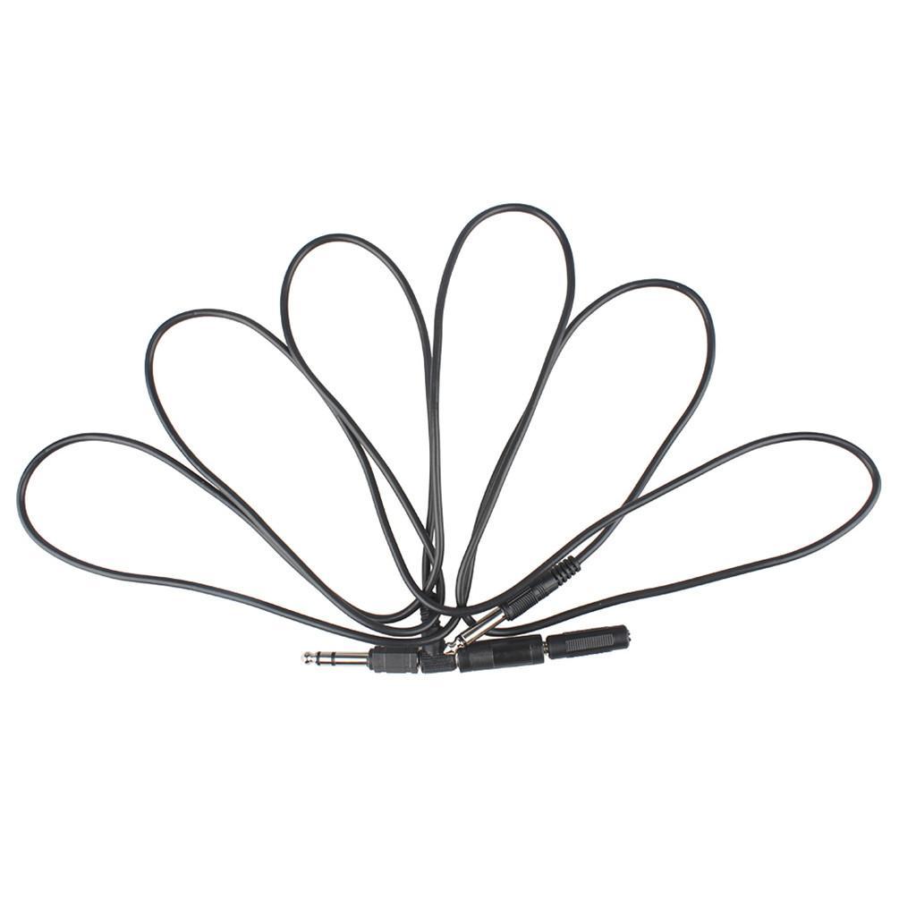 Guitar Audio Cable Amp with 3 Connectors  for Instrument Accs