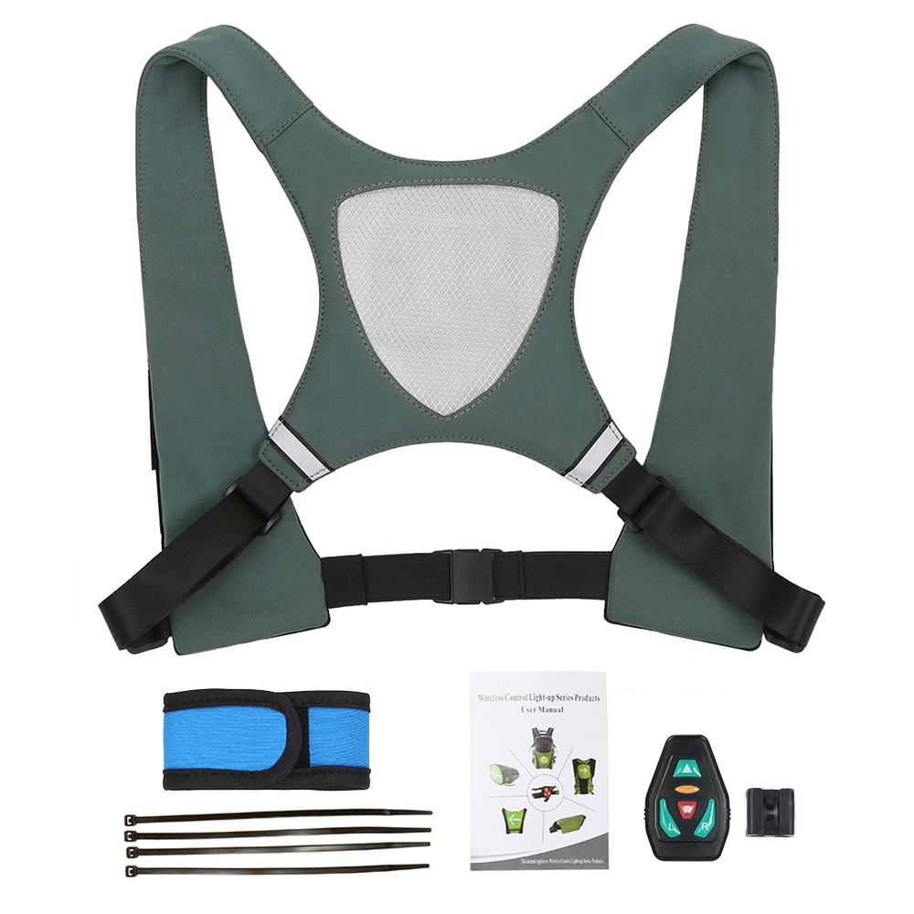 Túi an toàn thể thao ngoài trời với đèn Led báo rẽ thông minh