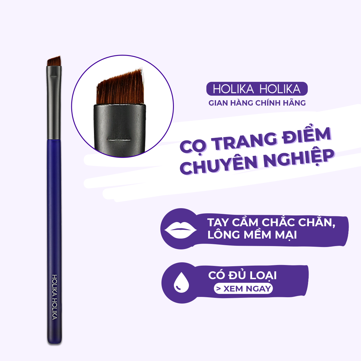 Cọ kẻ lông mày Holika Holika Magic Tool Eyebrow Brush 13,8x0,7 (cm)_16573