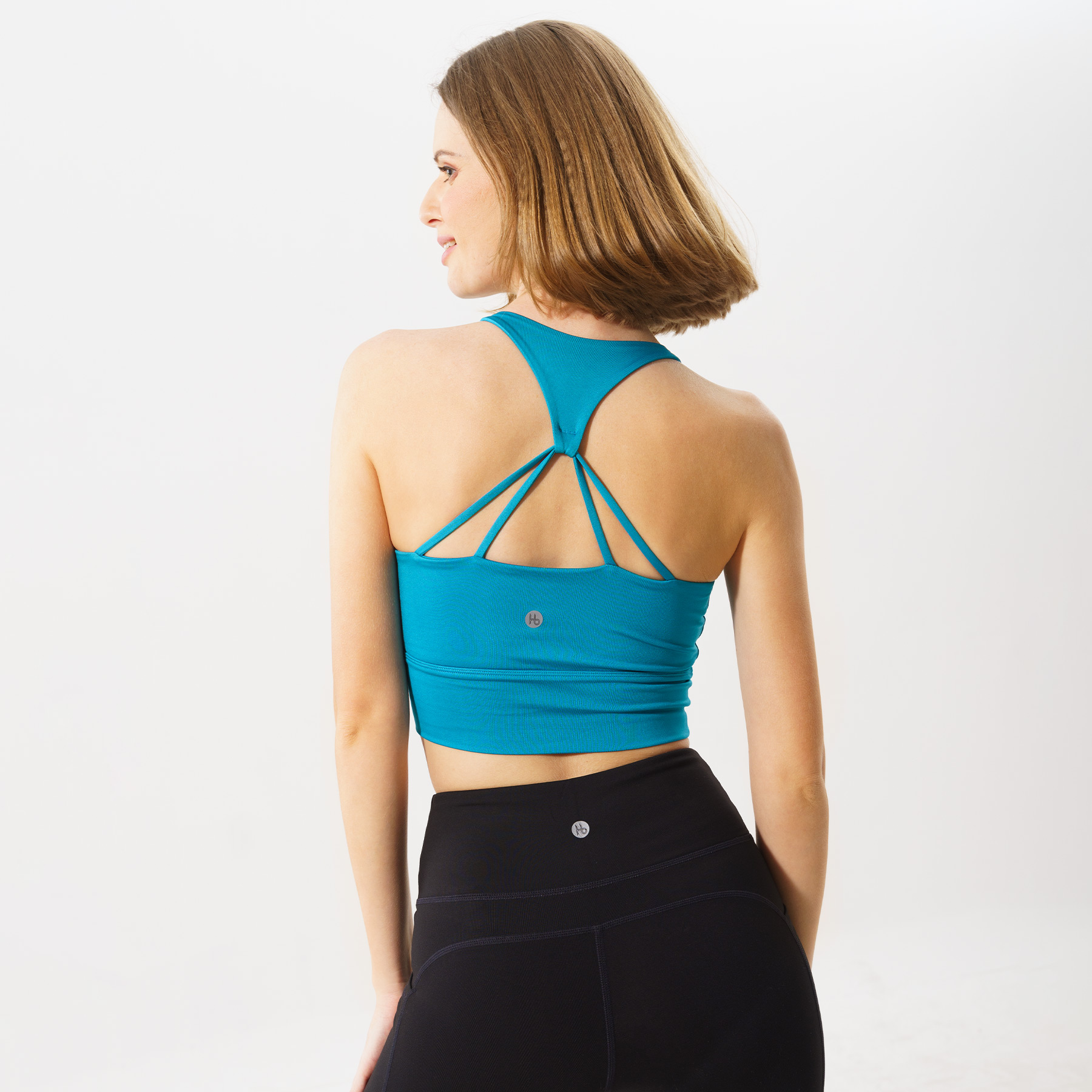 Áo tập Yoga Gym croptop 4 dây cho nữ Hibi Sports CR808 - Kèm mút nâng ngực