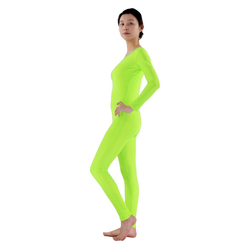 Women's Stretch Spandex Bodysuit Full Body Unitard Dance Costume