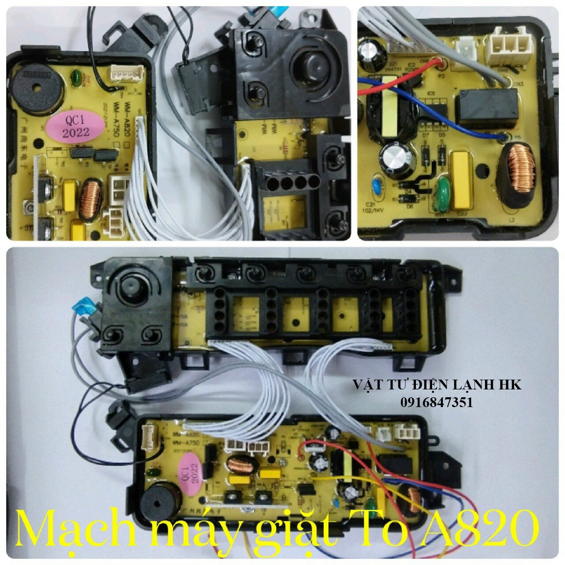 Bo mạch dùng cho máy giặt TOSHIBA AW-A820SV A820 Vỉ Broad điều khiển MG Tô PCB