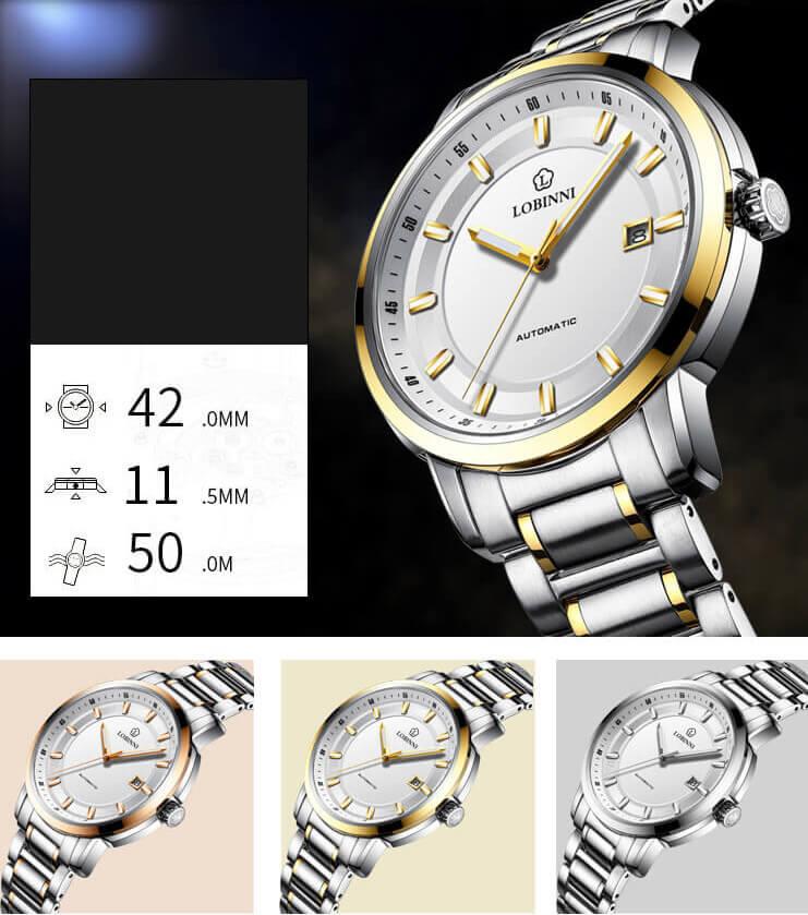 Đồng hồ nam chính hãng LOBINNI L9007-1