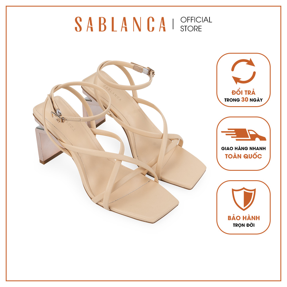 Giày Sandal nữ quai mảnh đế cách điệu SABLANCA 5050SN0167