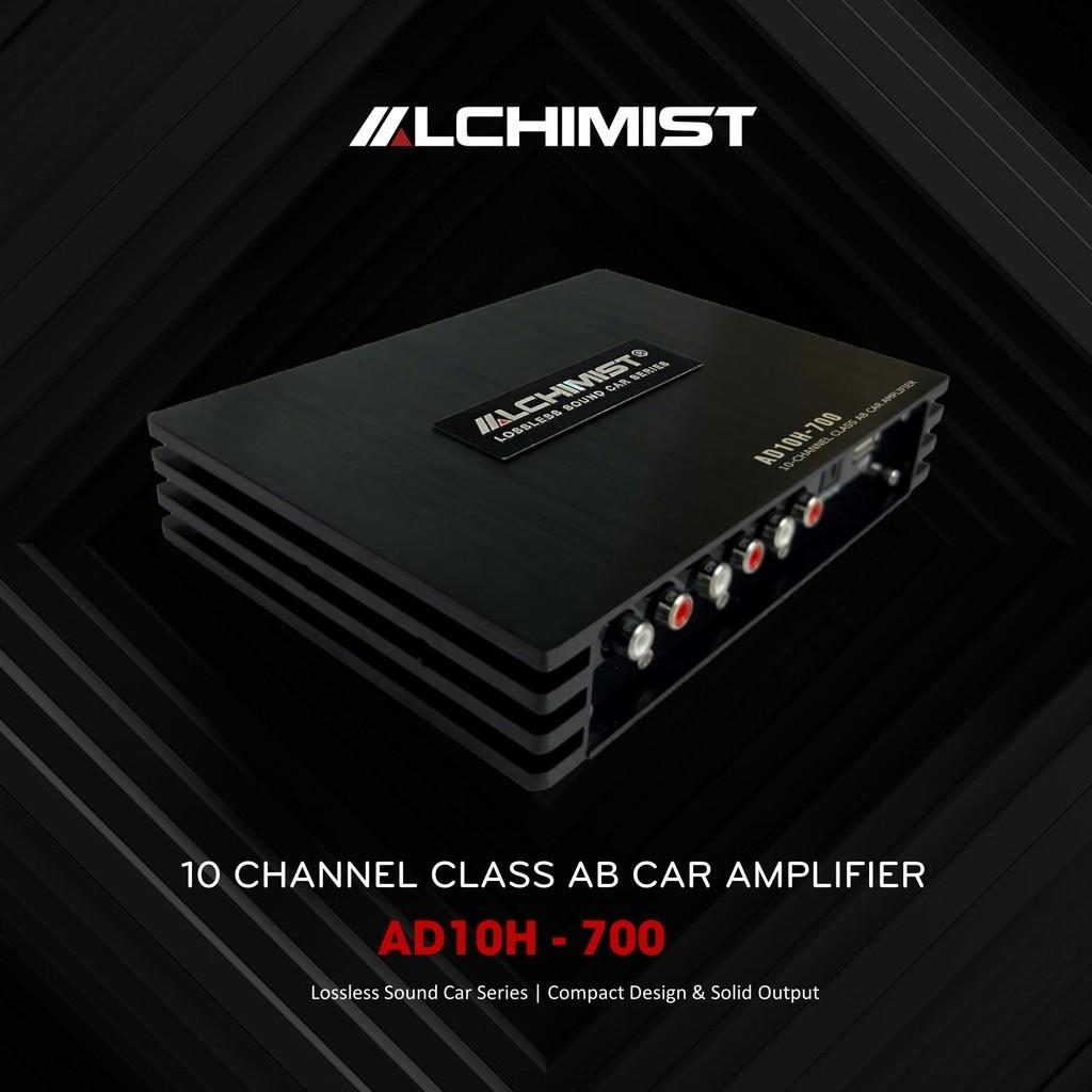 Bộ Khuếch Đại âm thanh ô tô DSP Alchimist 10 Kênh - AD10H-700 phần mềm Android và App Máy tính PC