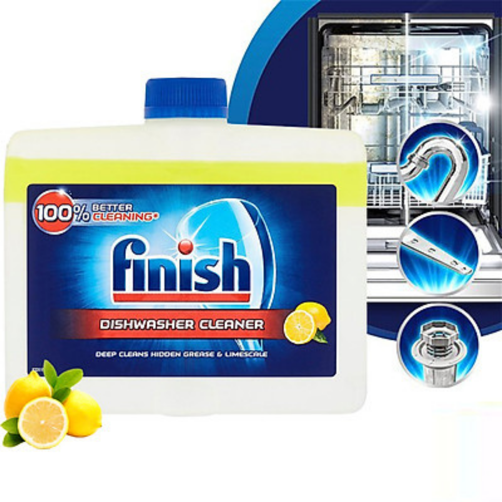 Dung dịch tẩy rửa máy rửa chén Finish Dishwasher Cleaner 250ml QT017386