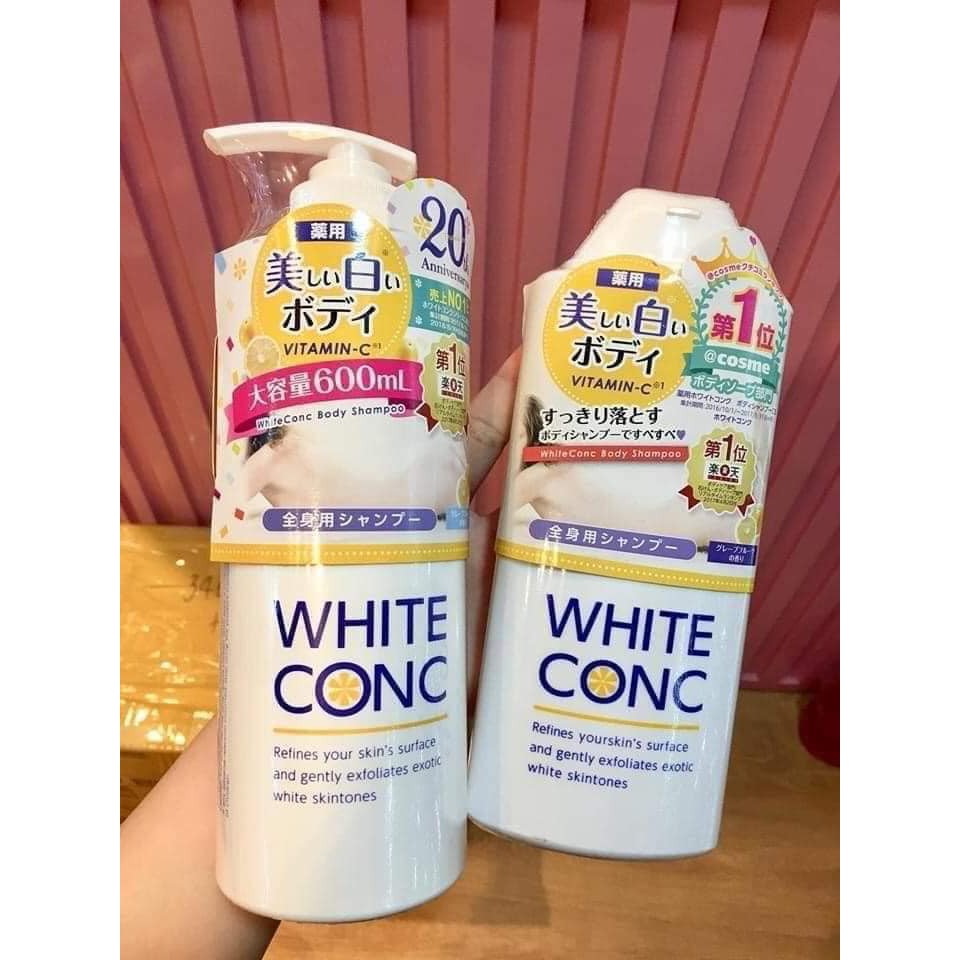 Sữa tắm trắng da số 1 Nhật Bản White Conc 600ml