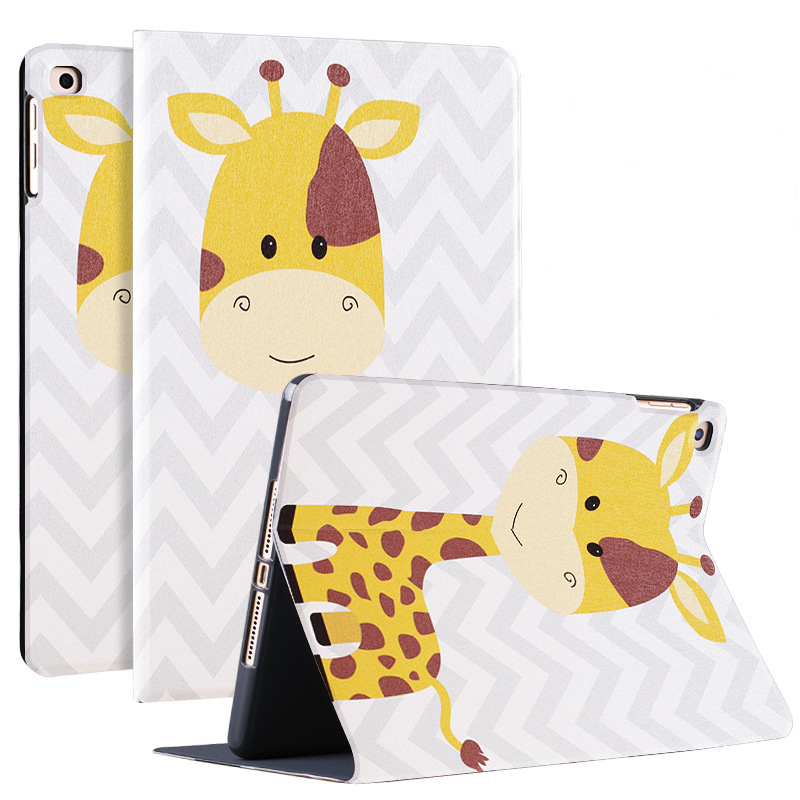 Bao Da Cover Dành Cho Apple Ipad 10.2 Inch 2019 Hỗ Trợ Smart cover Hoa Văn Dễ Thương