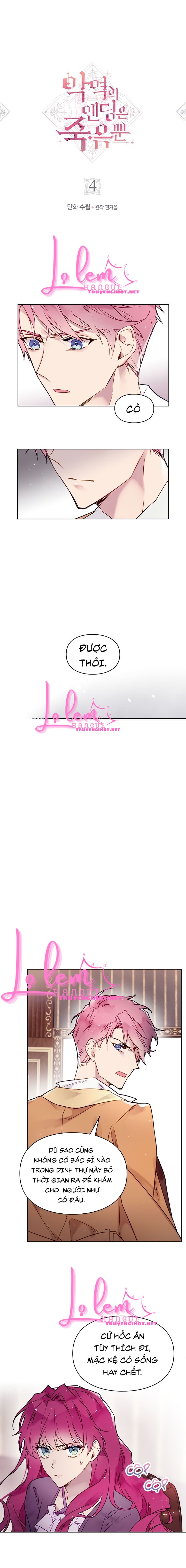 kết thúc của nhân vật phản diện chỉ có thể là cái chết chapter 4 1