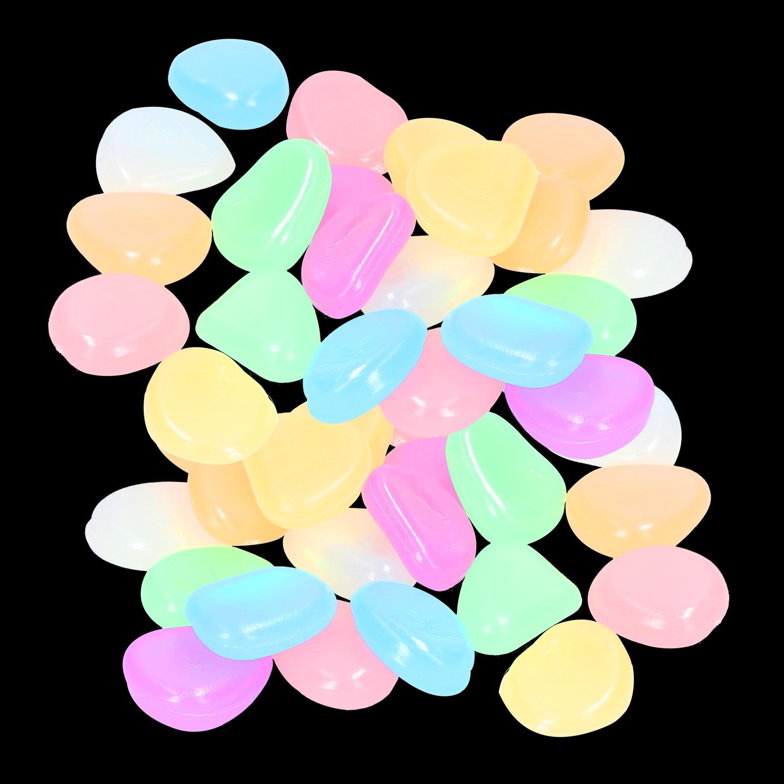 Set Sỏi Phát Sáng Nhân Tạo Làm Lối Đi Tramg Trí Sân Vườn