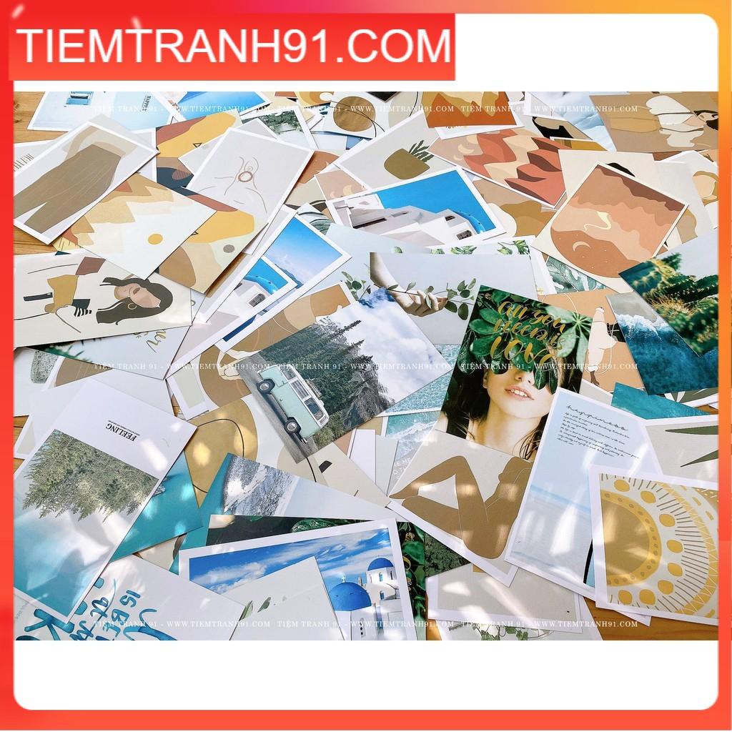 Set 5 PostCard trang trí tường, tranh giá siêu rẻ, size 10x14cm