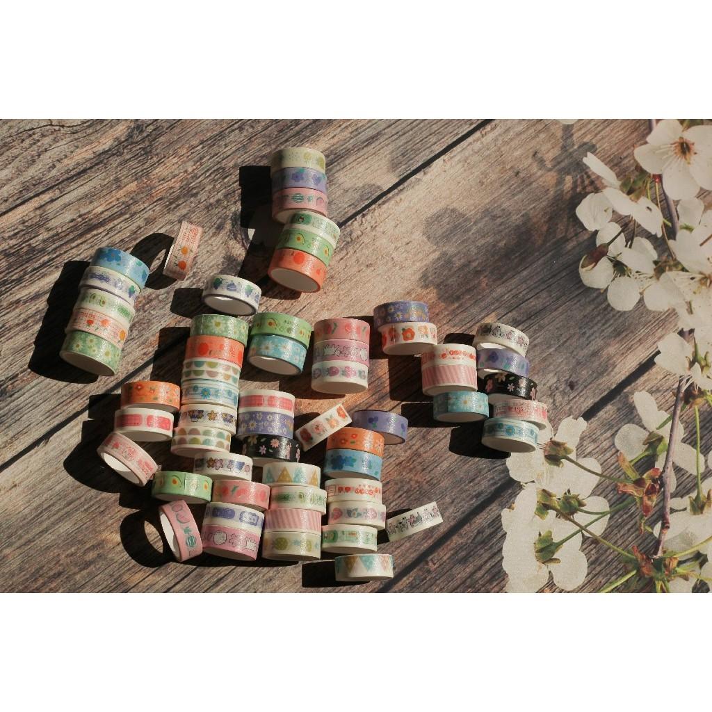 Cuộn Băng Keo Giấy Trang Trí Washi Tape - SP tự chụp, Trang Trí decor sổ