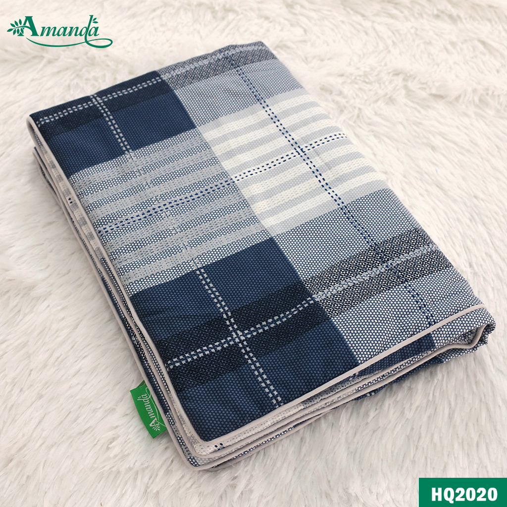 Vỏ gối nằm Amanda HQ2020, 100% cotton lụa satin Hàn Quốc bề mặt mềm mịn tạo nên độ êm ái cho người dùng