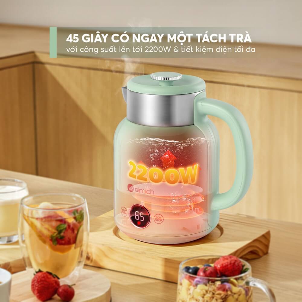 Ấm siêu tốc Elmich KEE 8456 AW - Hàng chính hãng