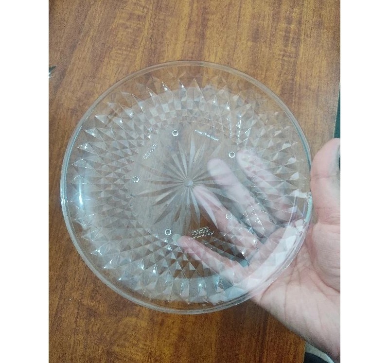Đĩa nhựa trong suốt đường kính 25cm