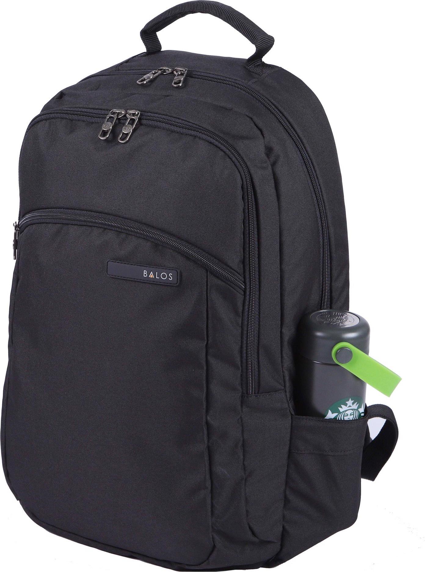 Balos WYNN BLACK Backpack - Balo Laptop 15.6 Inch