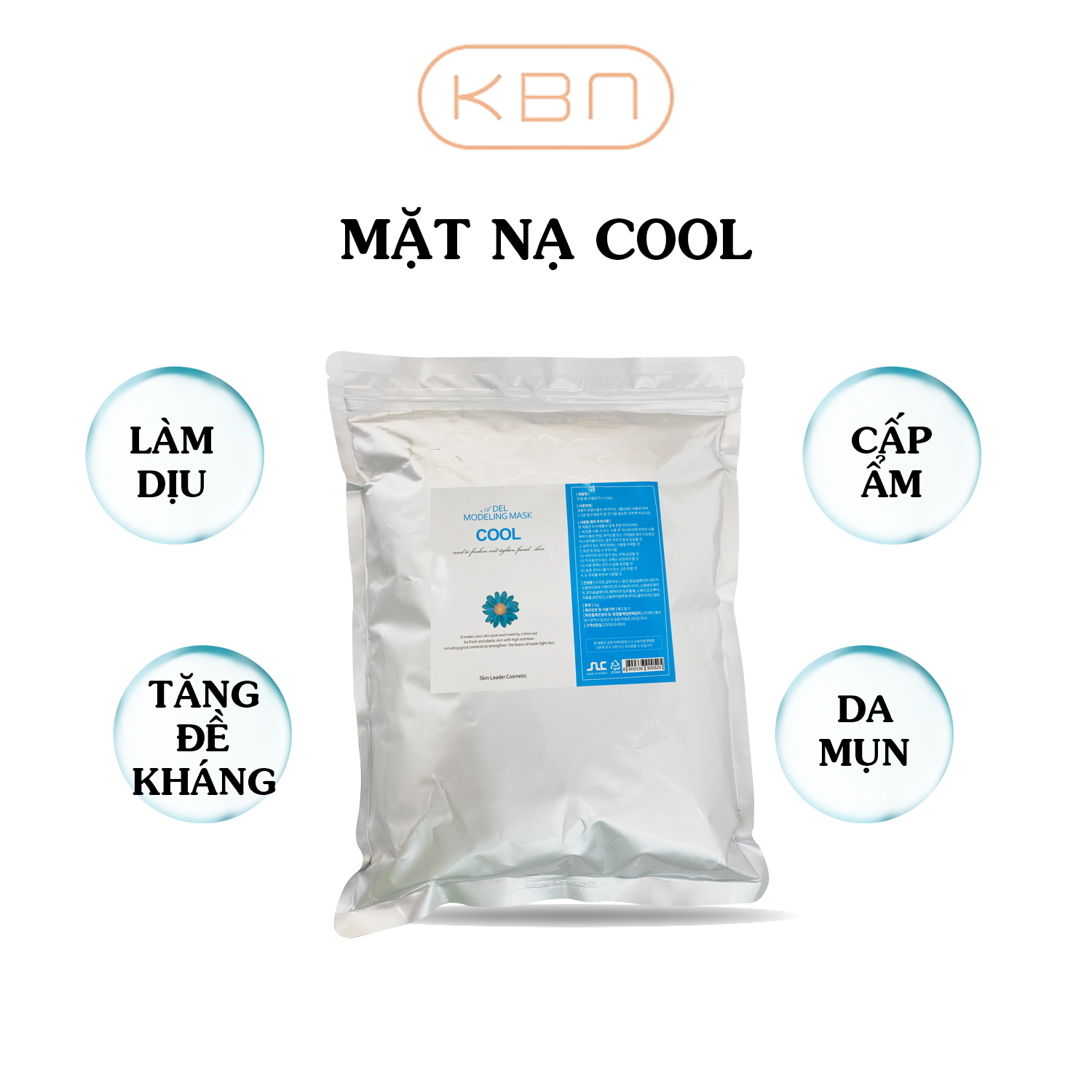 Mặt Nạ Cool - Mặt Nạ Bột Dẻo Adel Mask Hàn Quốc (Hàng Chính Hãng)