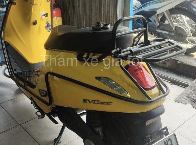 Baga sau xe Evo 200, baga tựa lưng, baga dựa lưng, baga gập xe Evo 200