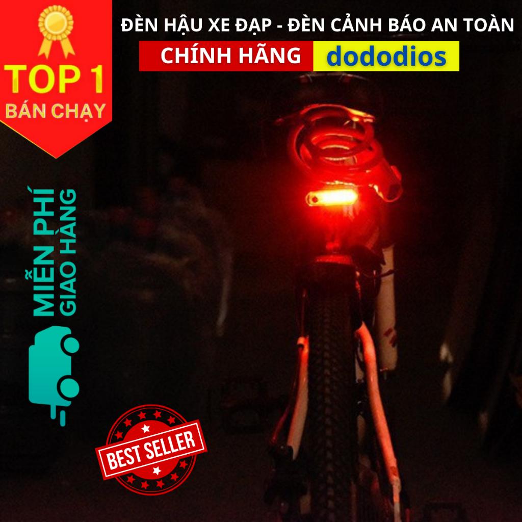 Hình ảnh Đèn xe đạp hậu LED thể thao siêu sáng DH01 7 Chế độ sáng - Chính hãng dododios