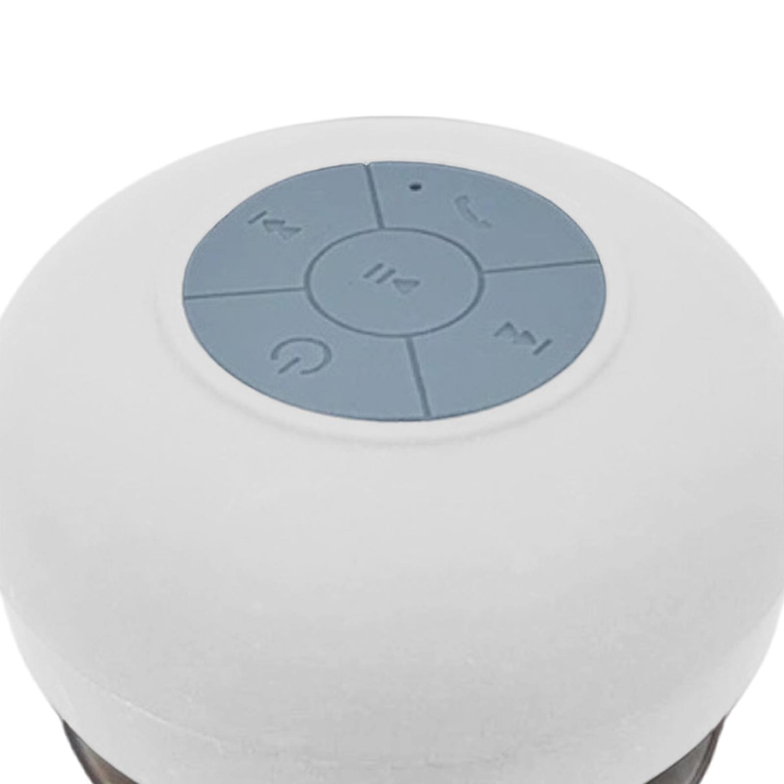 Portable Bluetooth Speaker Shower Waterproof with Suction Cup Outdoor