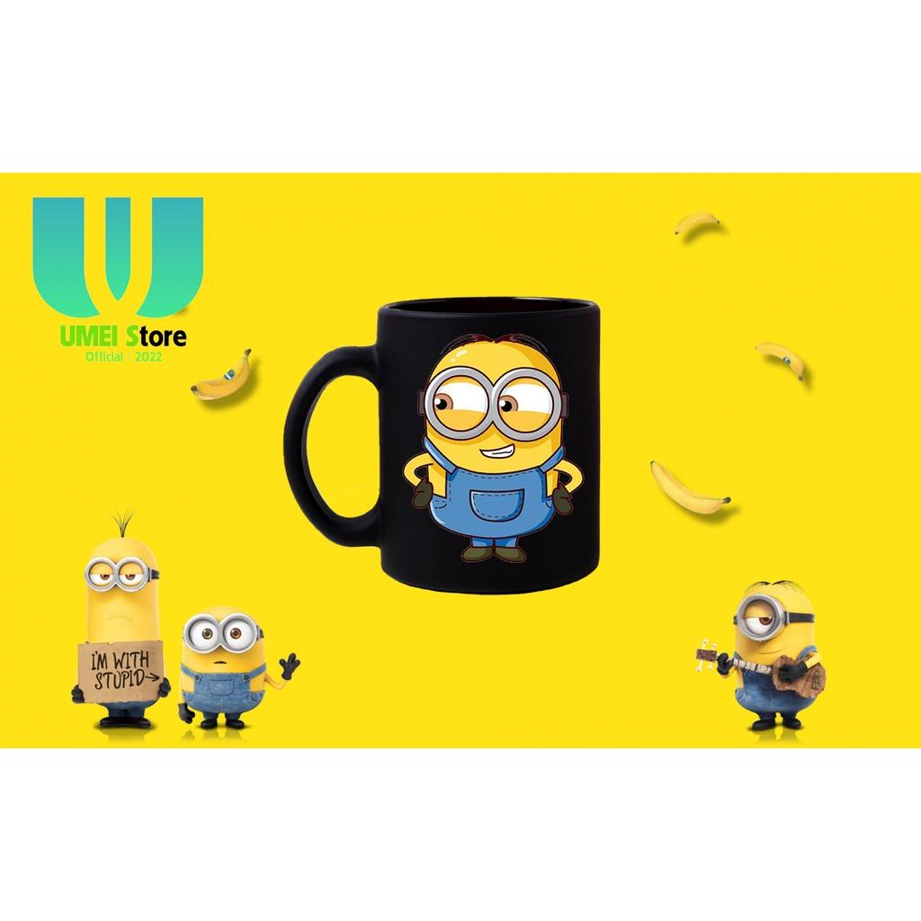 Cốc sứ in hình, cốc Minions dành cho Fans Minions, cốc tráng men dùng làm quà tặng, uống nước hàng ngày