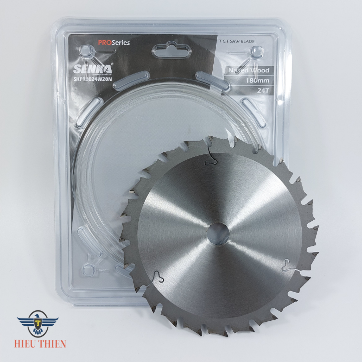Lưỡi cắt gỗ hợp kim 180mm 24 răng SENKA