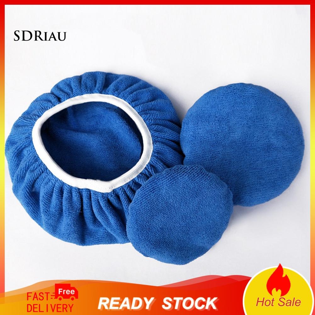 Set 2 Đệm Bọc Bảo Vệ Đầu Máy Đánh Bóng Xe Hơi