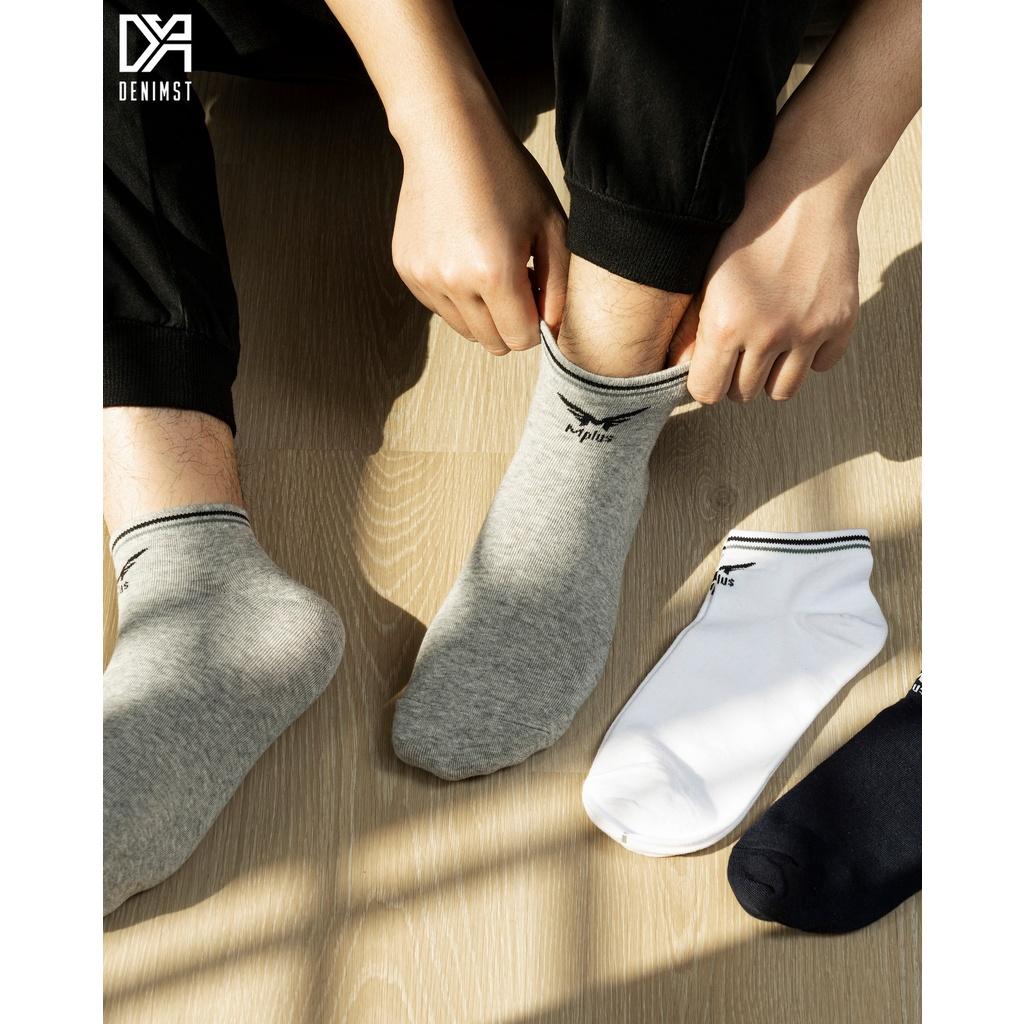 Tất Nam Mplus DENIMST 04 Cotton, Mềm Mại, Dày Dặn, Đa Dạng Màu Sắc, Form Free Size