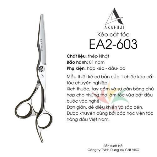 Kéo cắt tóc VIKO EA2-603 (size 6.0 inches)- Hàng chính hãng