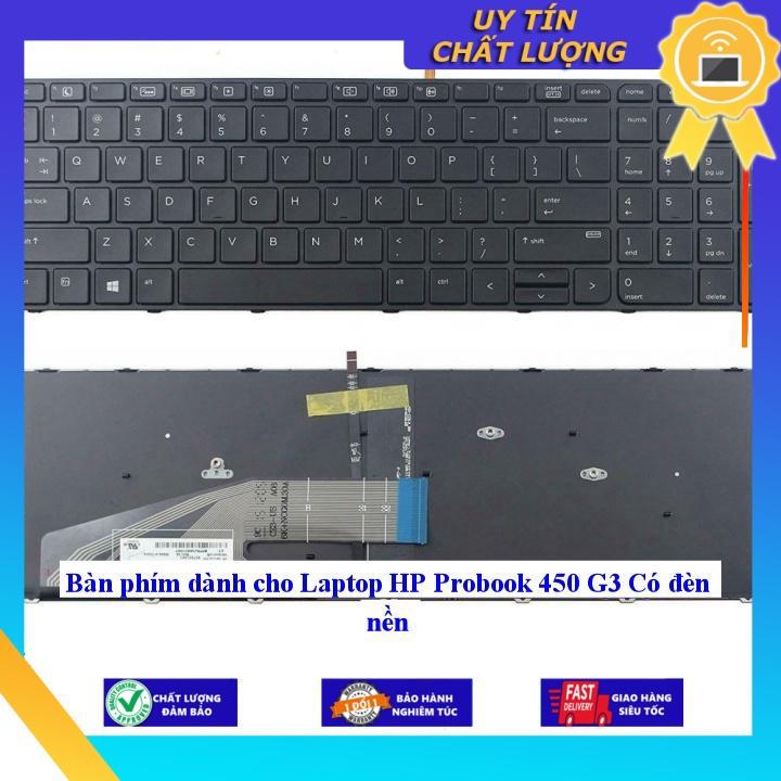 Bàn phím dùng cho Laptop HP Probook 450 G3 - Hàng Nhập Khẩu New Seal