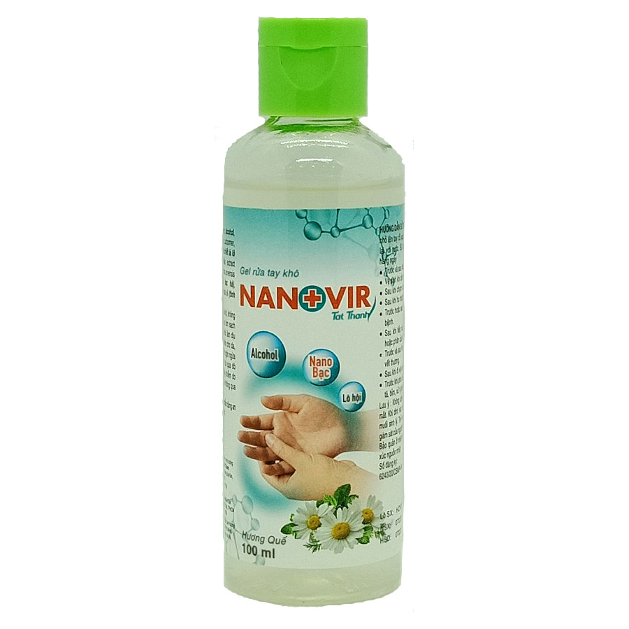 Combo 02 nước rửa tay khô Nanovir - Chứ Nano Bạc diệt khuẩn tối ưu của Dược Phẩm Tất Thành