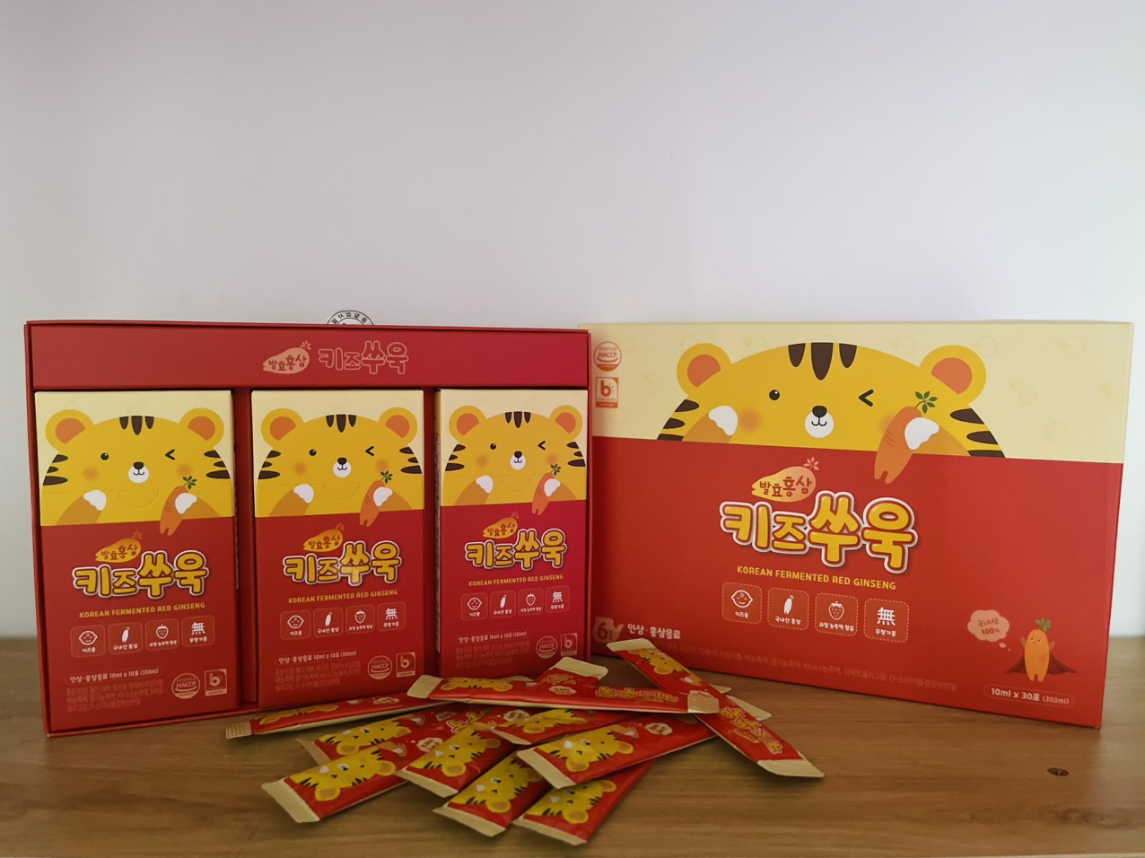Nước hồng sâm lên men trẻ em 10ml x 30 gói