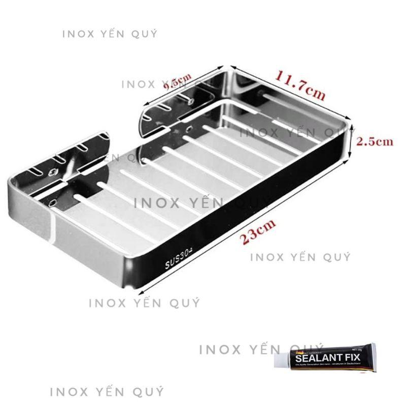 Kệ Xà Phòng Tắm Dán Tường , Kệ Xà Bông INOX 304