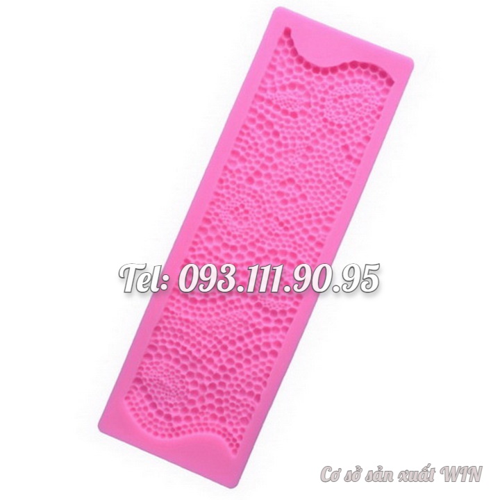 Khuôn silicon làm viền bánh, rau câu, fondant hình chuỗi ngọc - Mã số 1076
