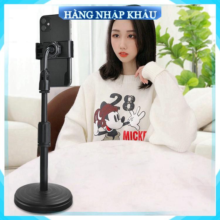 Hình ảnh Giá đỡ đế kẹp điện thoại để bàn đa năng xem phim video livestream xoay 360 độ chắc chắn tiện lợi