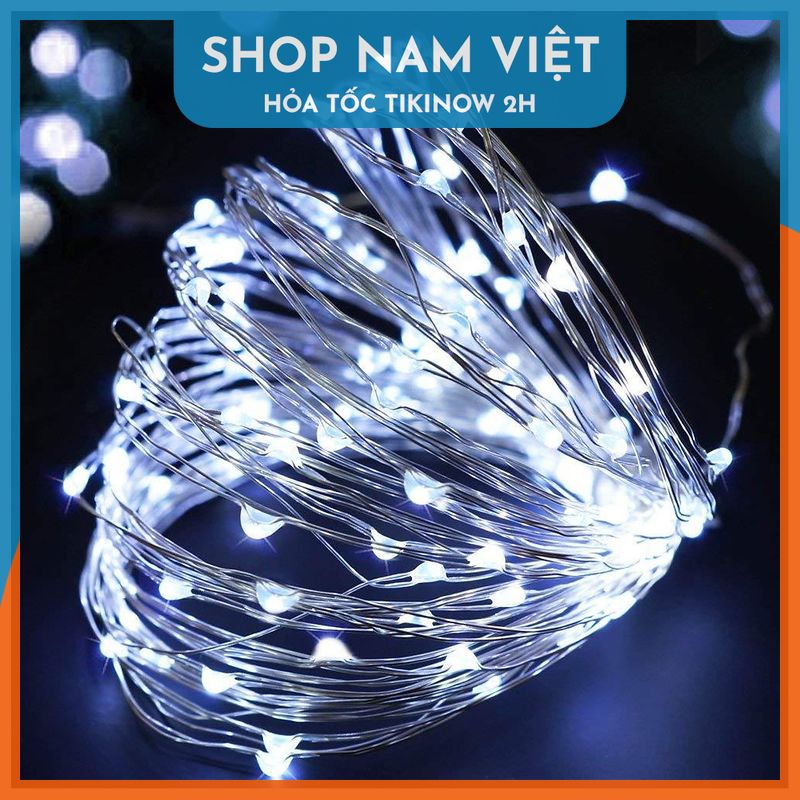 Đèn Led Đom Đóm Dây Đồng Uốn Dẻo Trang Trí Noel, Giáng Sinh, Năm Mới