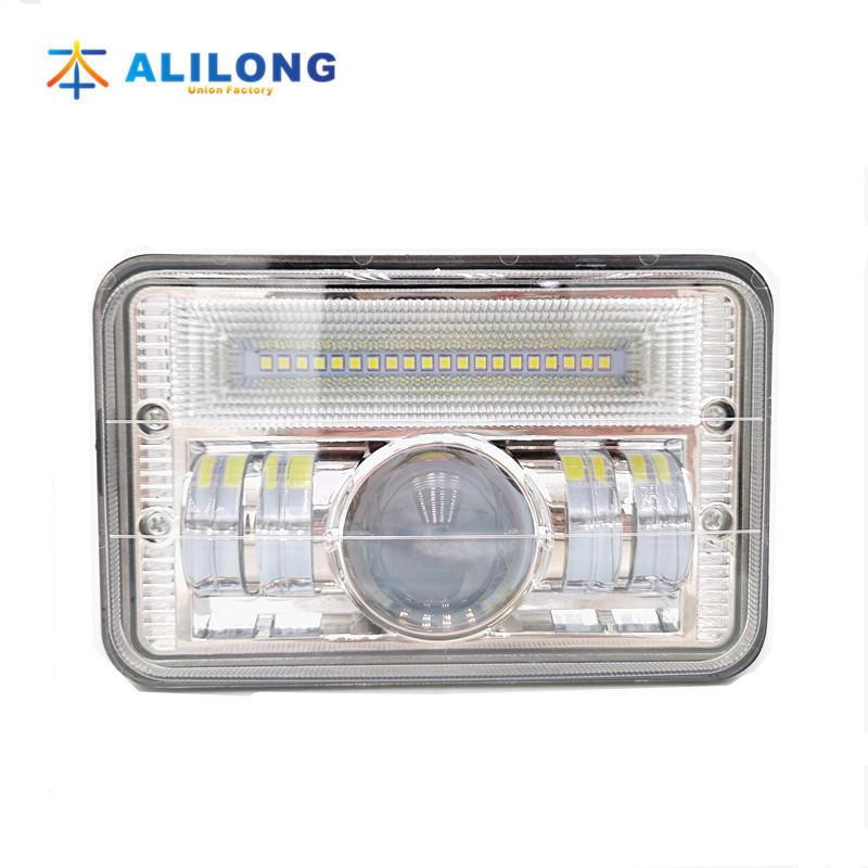 Thuận lợi nhất xe tải Đèn pha LED ô tô 4 * 6 inch LED chiếu xa và gần đèn pha xe máy trường nhìn lớn đèn chiếu sáng làm việc