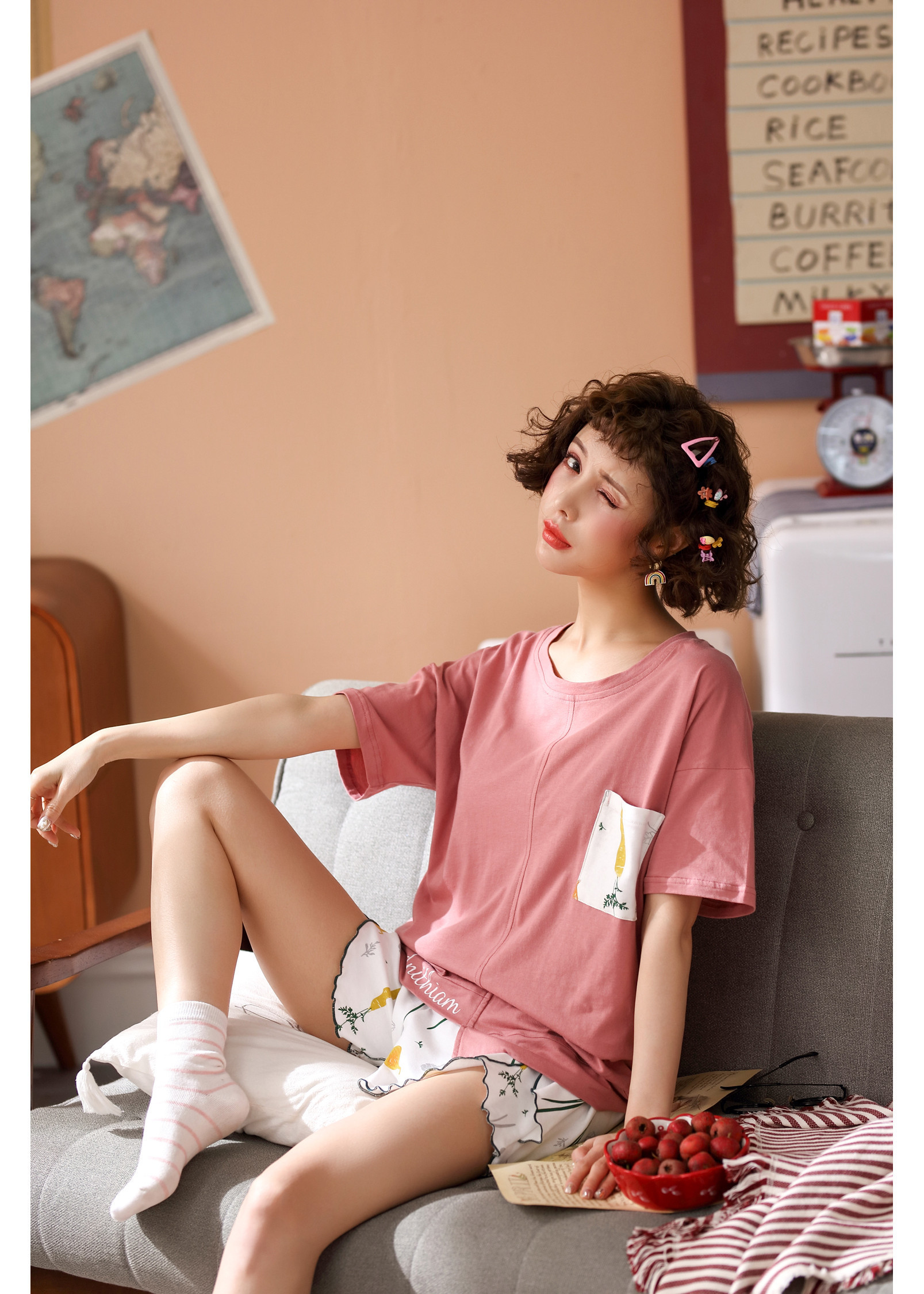 Đồ mặc nhà cotton chất lượng - củ cà rốt