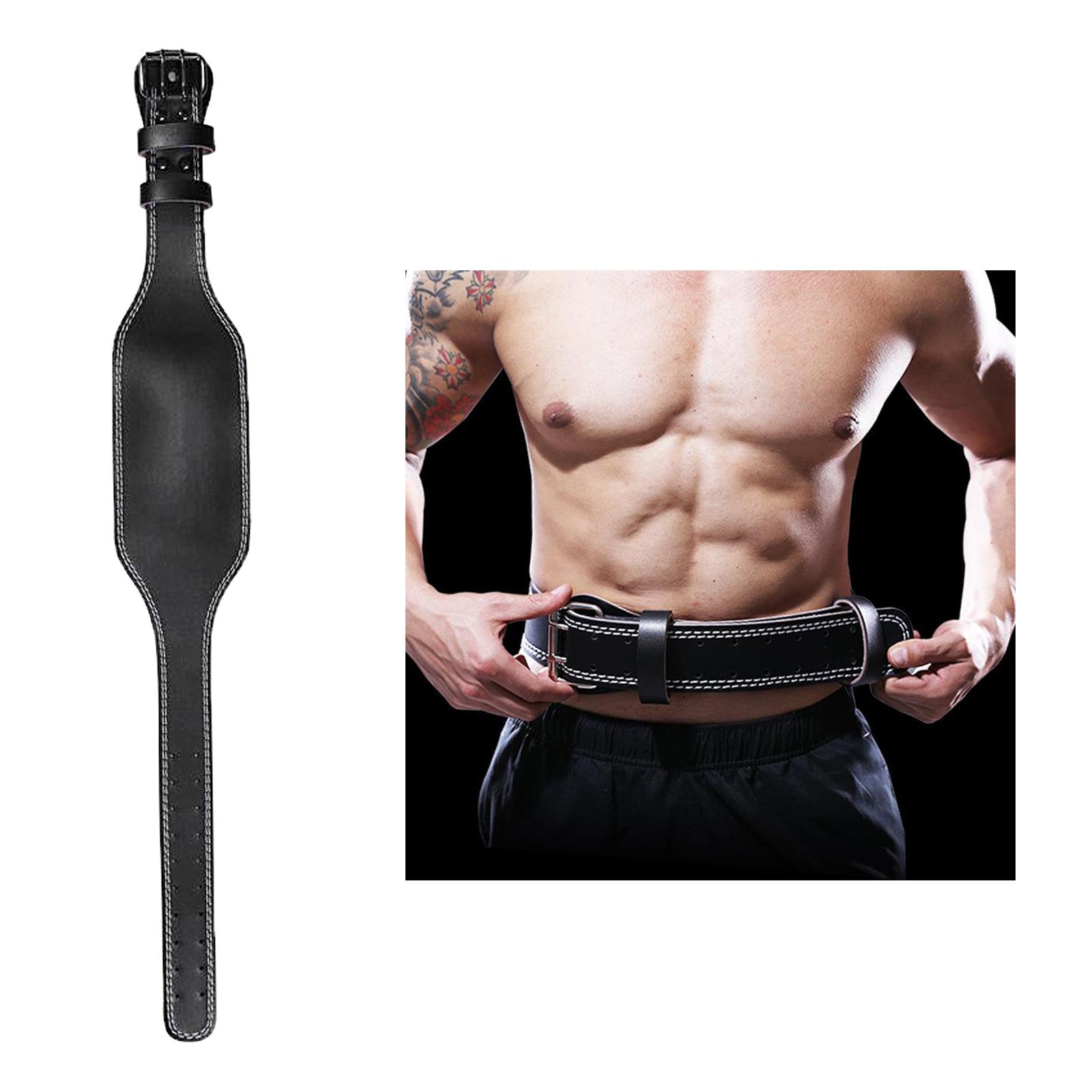 PU Leather Weight Lifting Belt Training Gym Body Building Men&Women 100cm
