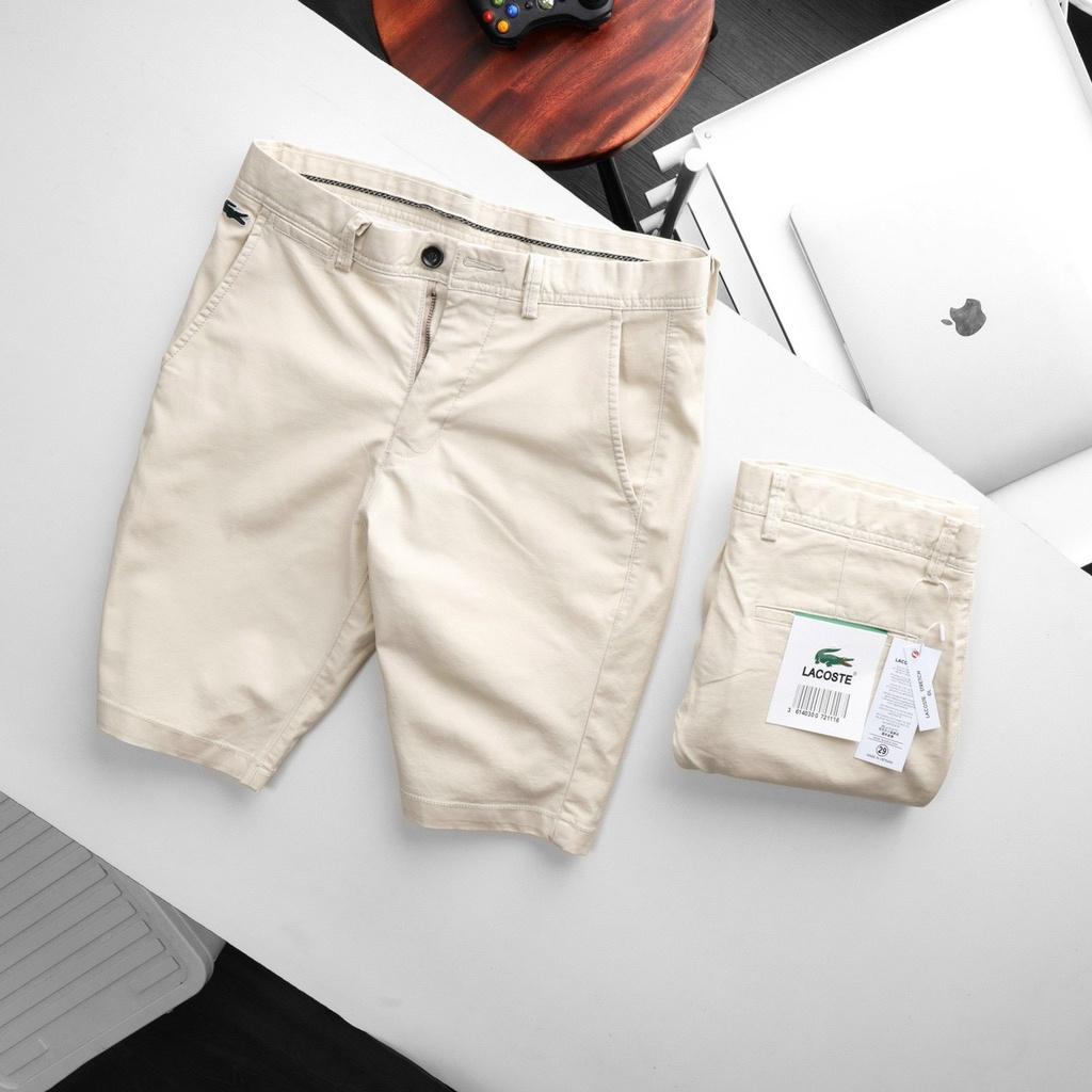 VNXK - Quần short kaki nam có logo bên hong QSKL - LASTORE MENSWEAR