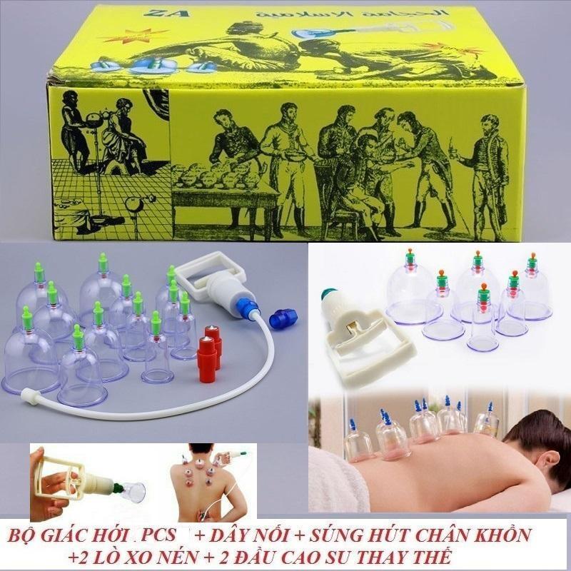 Bộ giác hơi 12 món không dùng lửa THAILAND 100 % , chữa đau đầu, đau lưng...