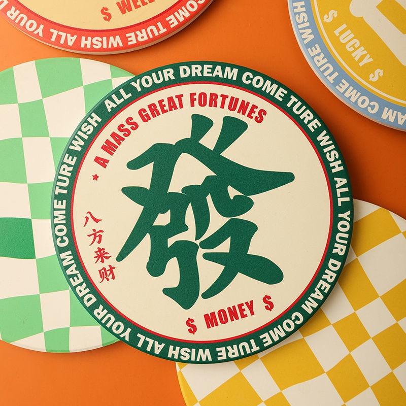 Tấm Lót Bàn Ăn Bằng Sứ Cách Nhiệt Chống Bỏng Sáng Tạo Tiện Dụng