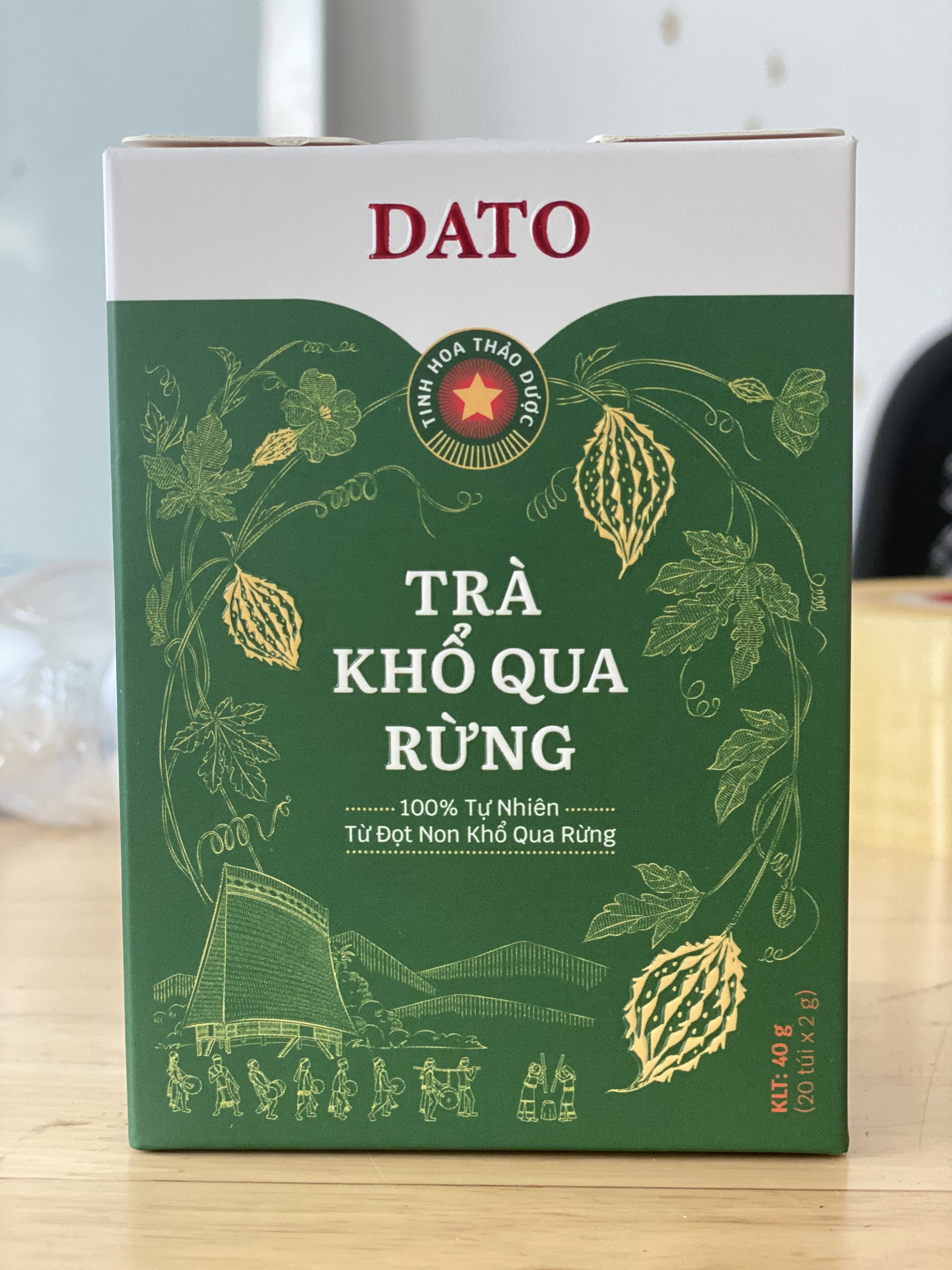 Trà Khổ Qua Rừng Dato, Trà Khổ Qua, Trà Thanh Nhiệt , Túi Lọc, Hỗ Trợ Tiếu Đường, Giảm Cân